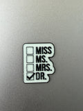 Metallic phone sticker