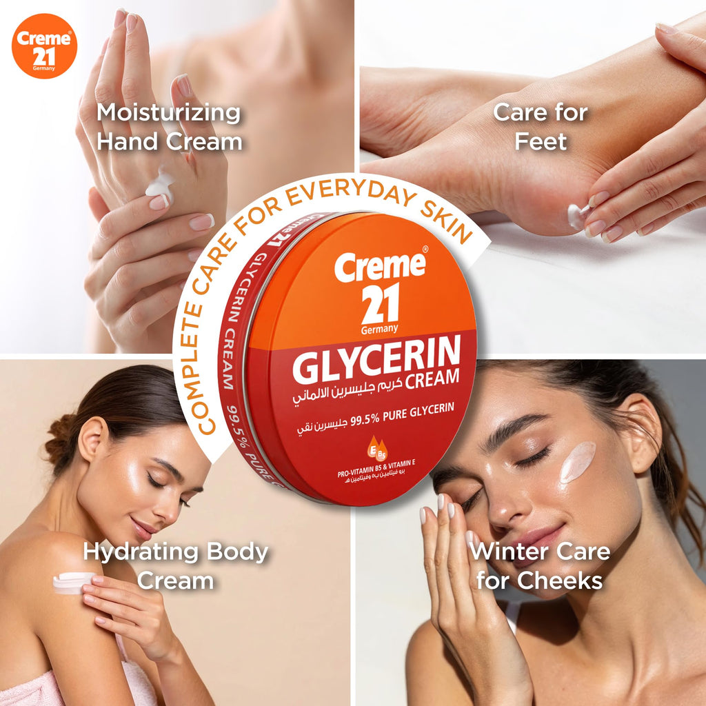Creme 21 Glycerin Cream, Pure Glycerin 125 ml