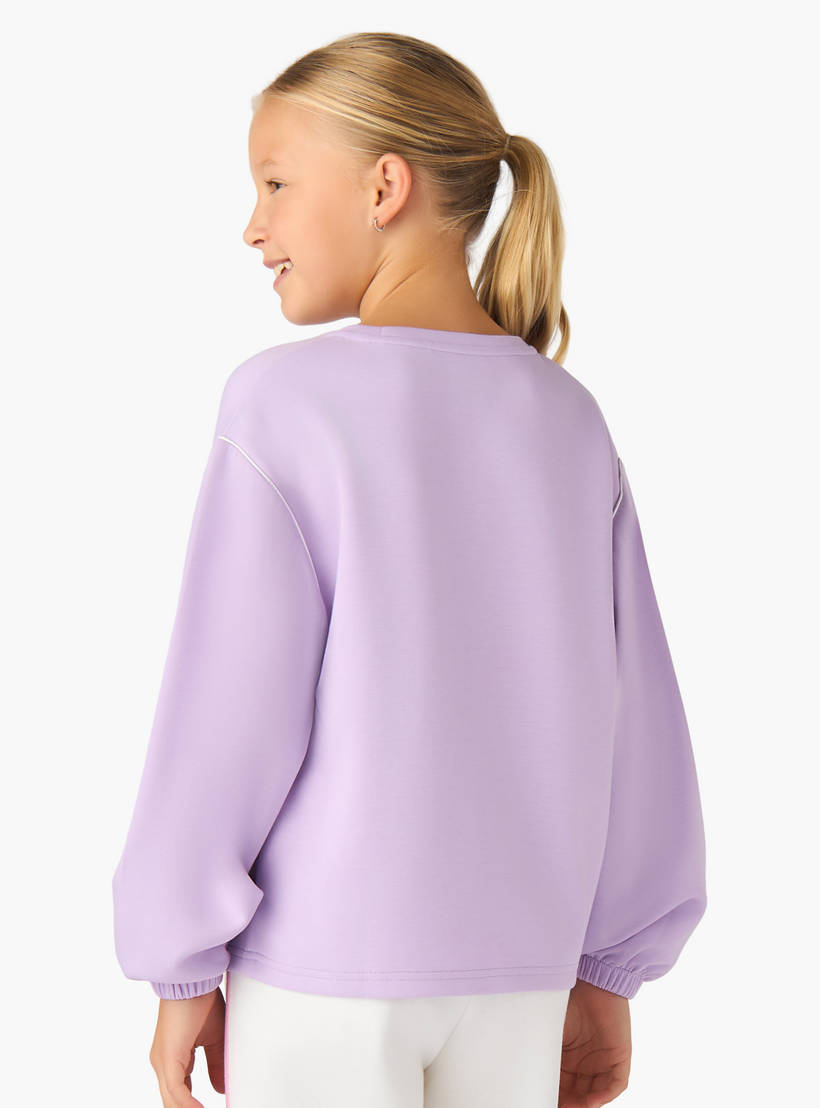 Kappa Crew Neck Sweatshirt with Long Sleeves