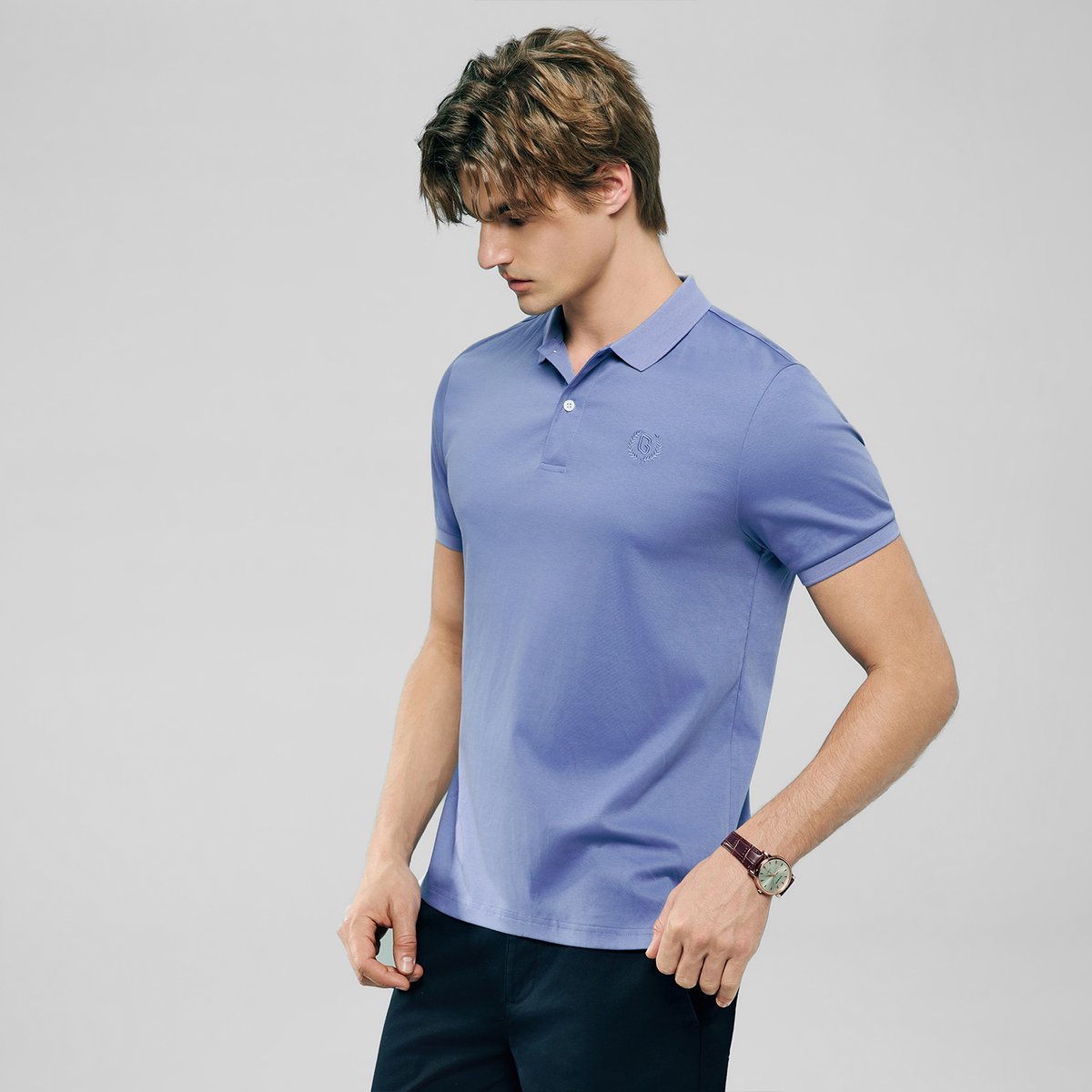 Men’s Liquid Touch Slim Fit Cotton Interlock Polo