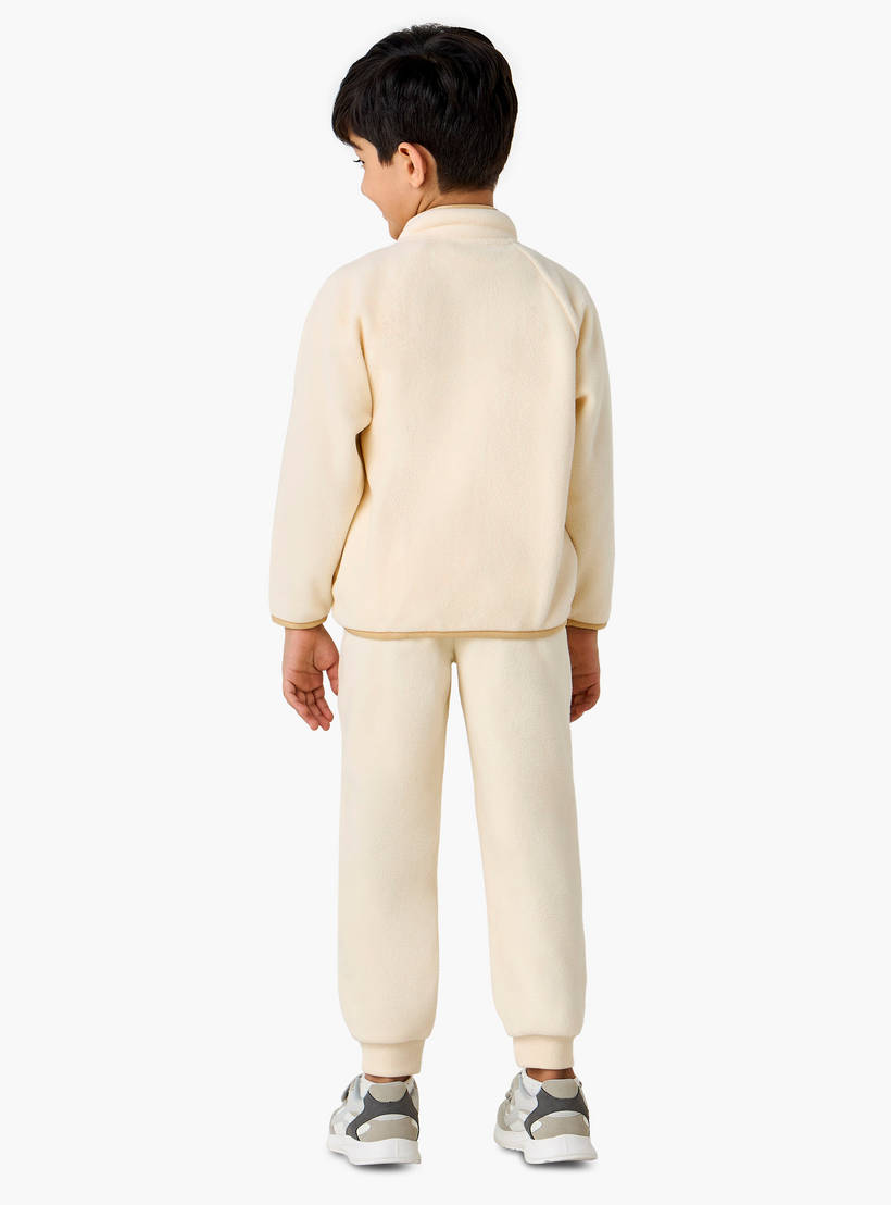 Juniors Colourblock Fleece Sweatshirt and Joggers Set